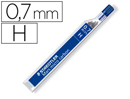 12 minas de grafito Staedtler Mars Micro 0,7mm. H